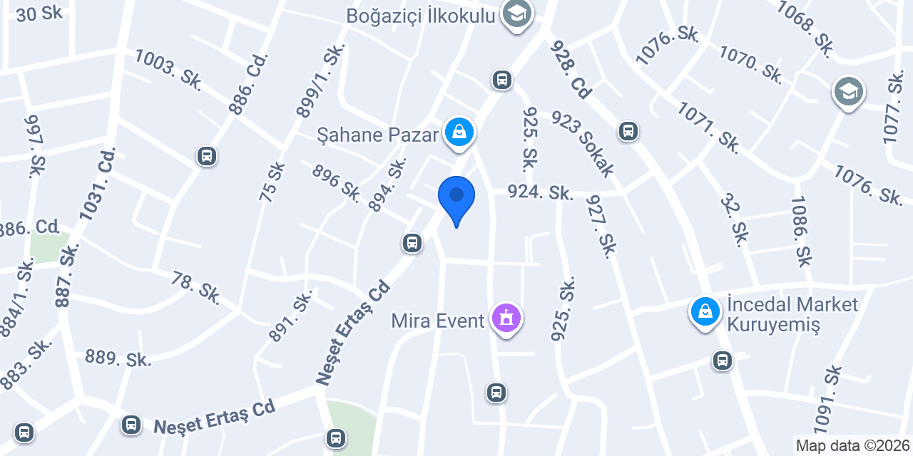 Merkez Akü Market konumu