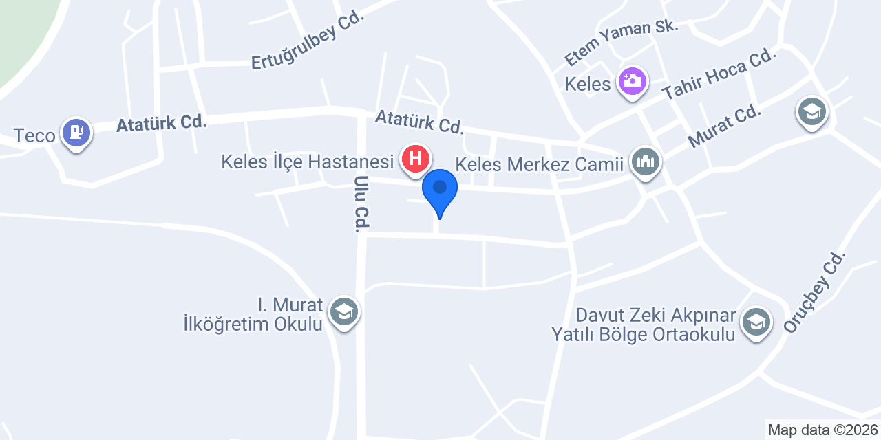 PT LASTİK-Özen Oto konumu