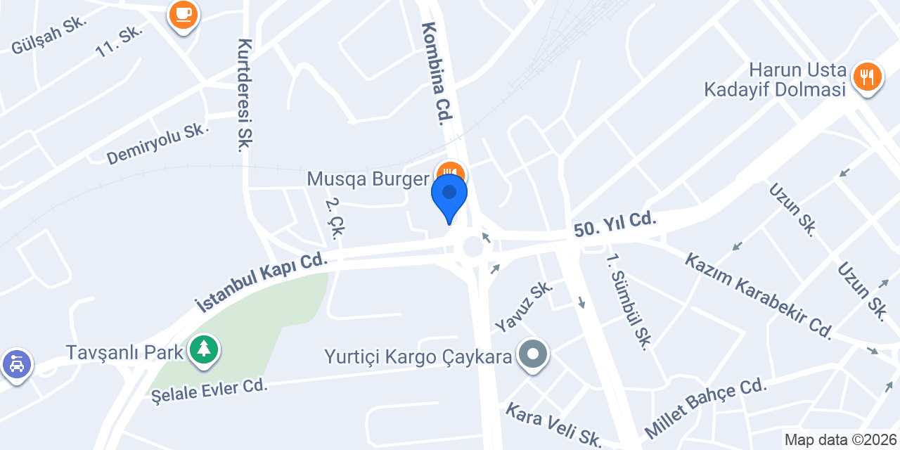 amade pizza burger cafe konumu