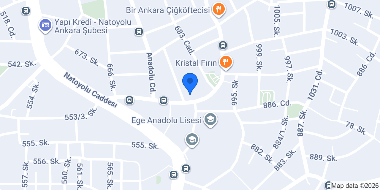 Mehtap Market konumu