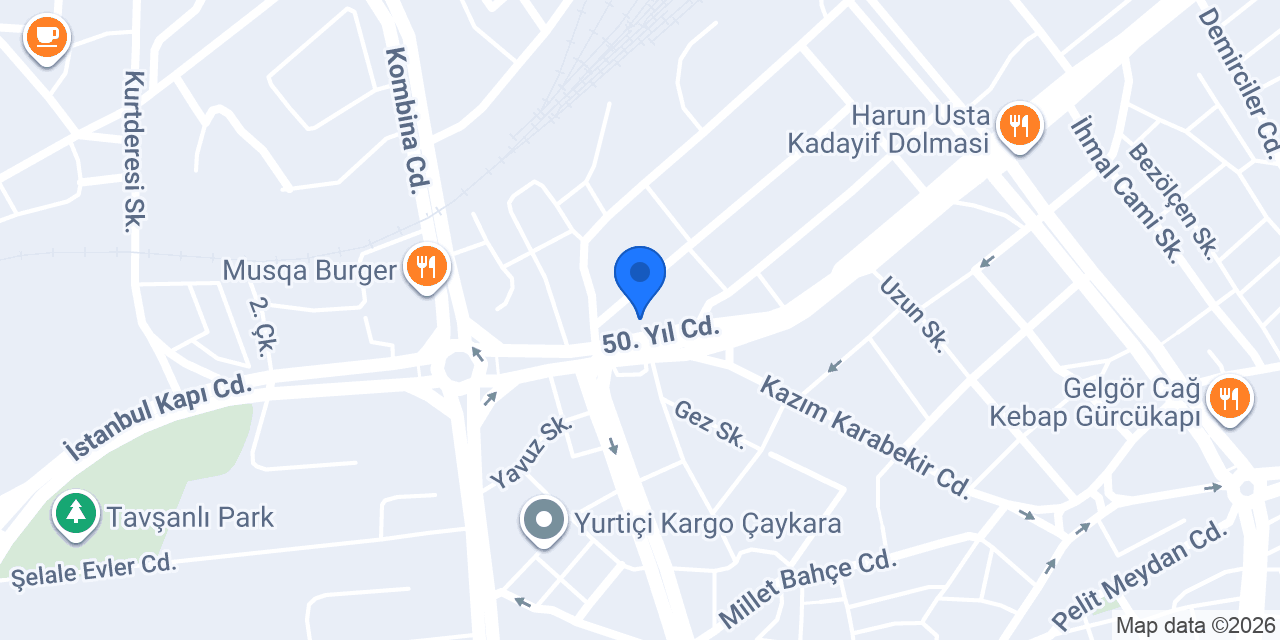 Serhat Otel konumu