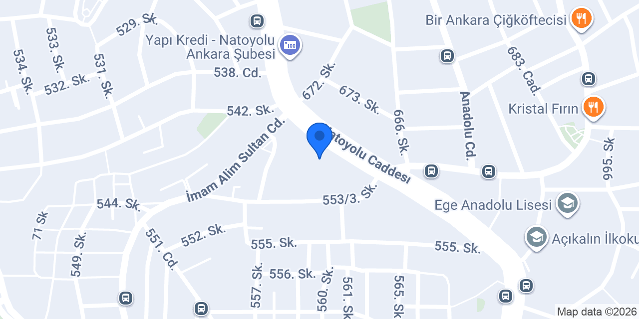 Et Galerisi konumu