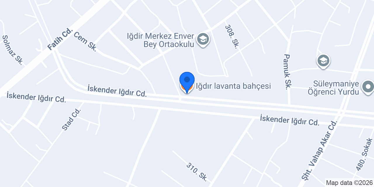 Iğdır lavanta bahçesi konumu