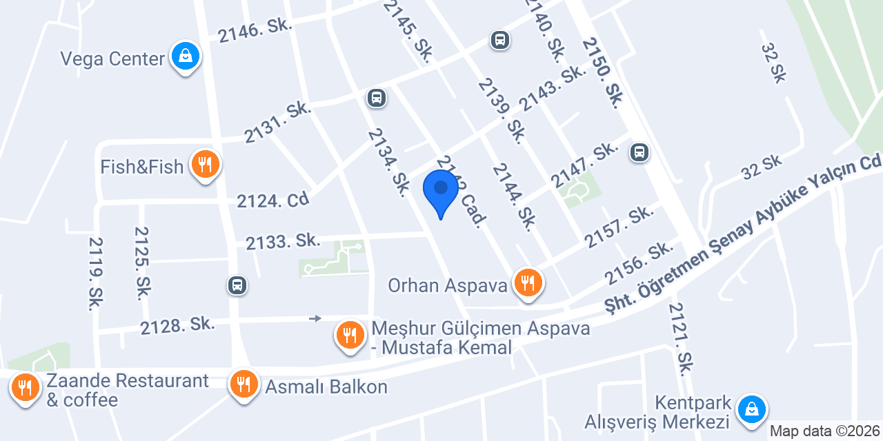 Yenigün Kurutemizleme konumu