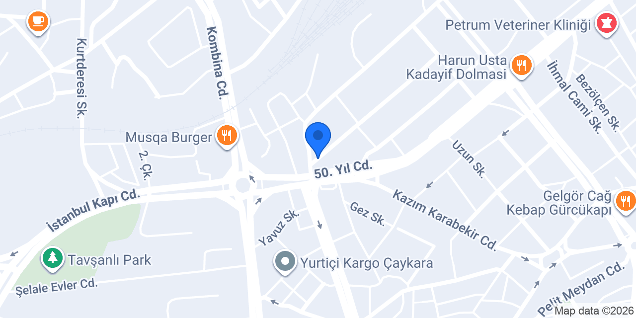 Düz-As Dekorasyon konumu