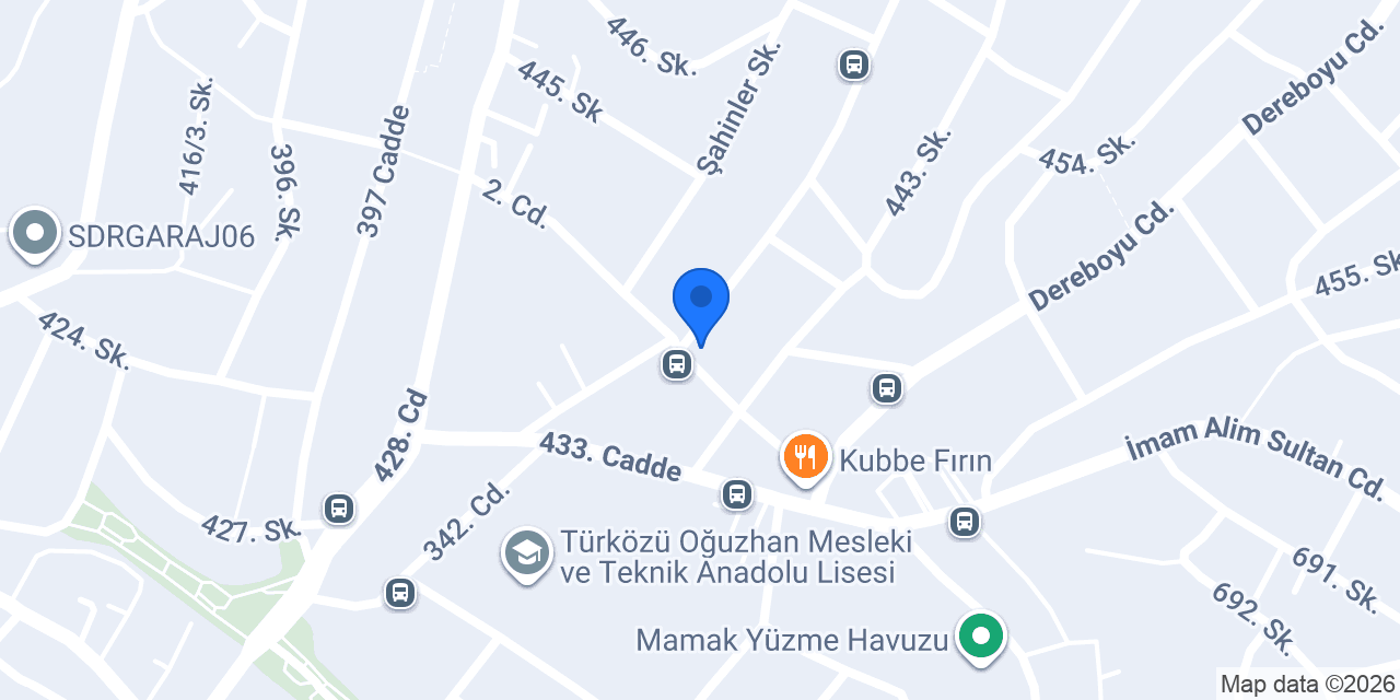 PALMİYE PİDE &KEBAP SALONU konumu