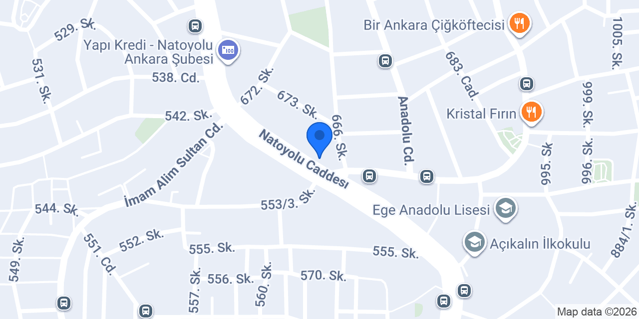 Hayat Bilgisayar İletişim konumu