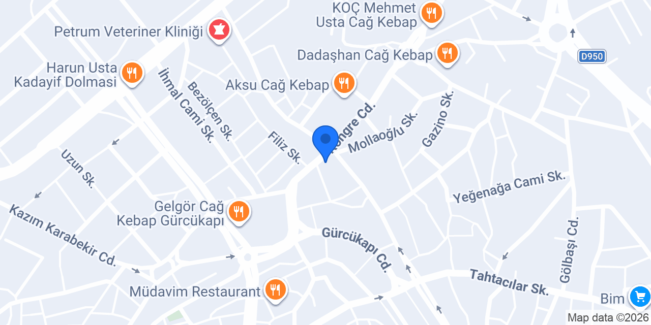 Özlem pastanesi gürcükapı şube konumu
