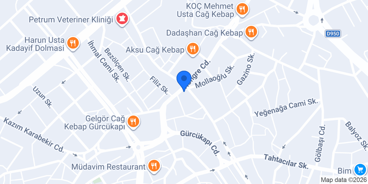 Tepsi Su Böreği Gürcükapı Şubesi konumu