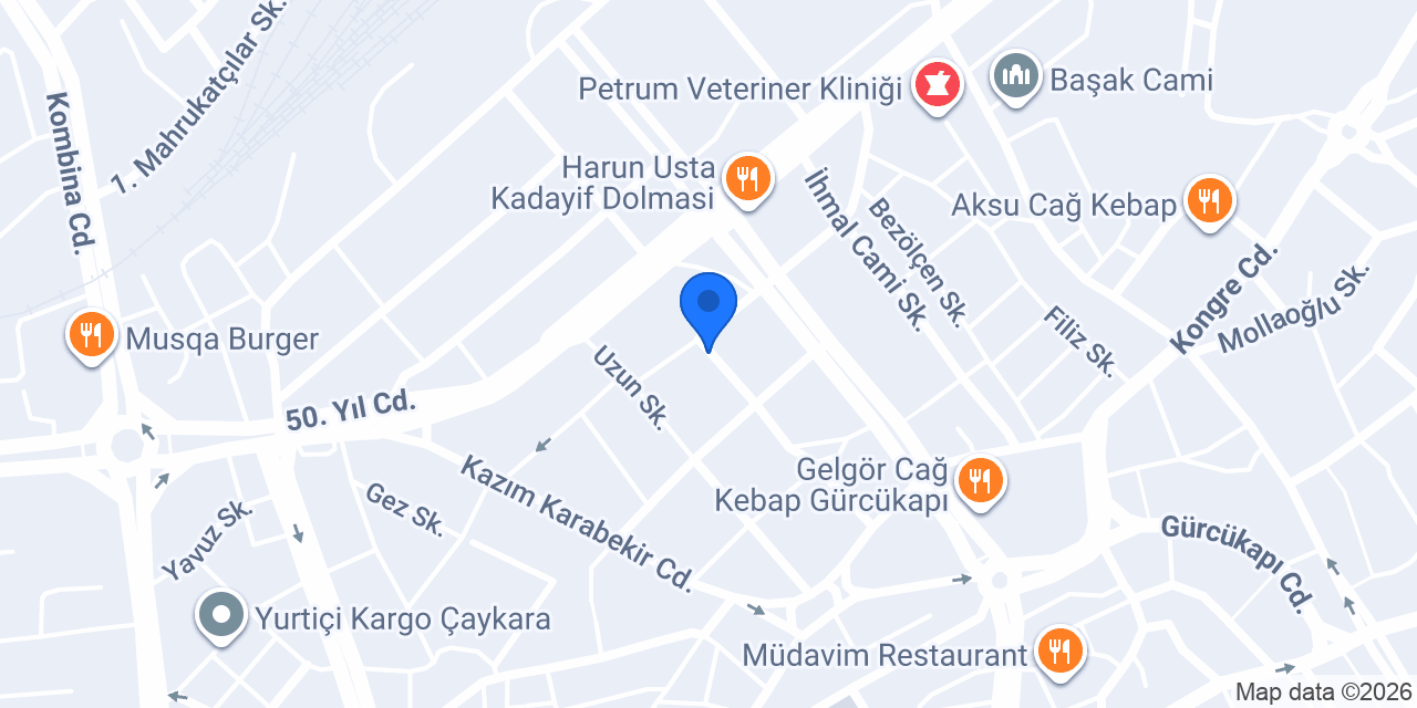Sürat Kargo Gürcükapı Şube konumu
