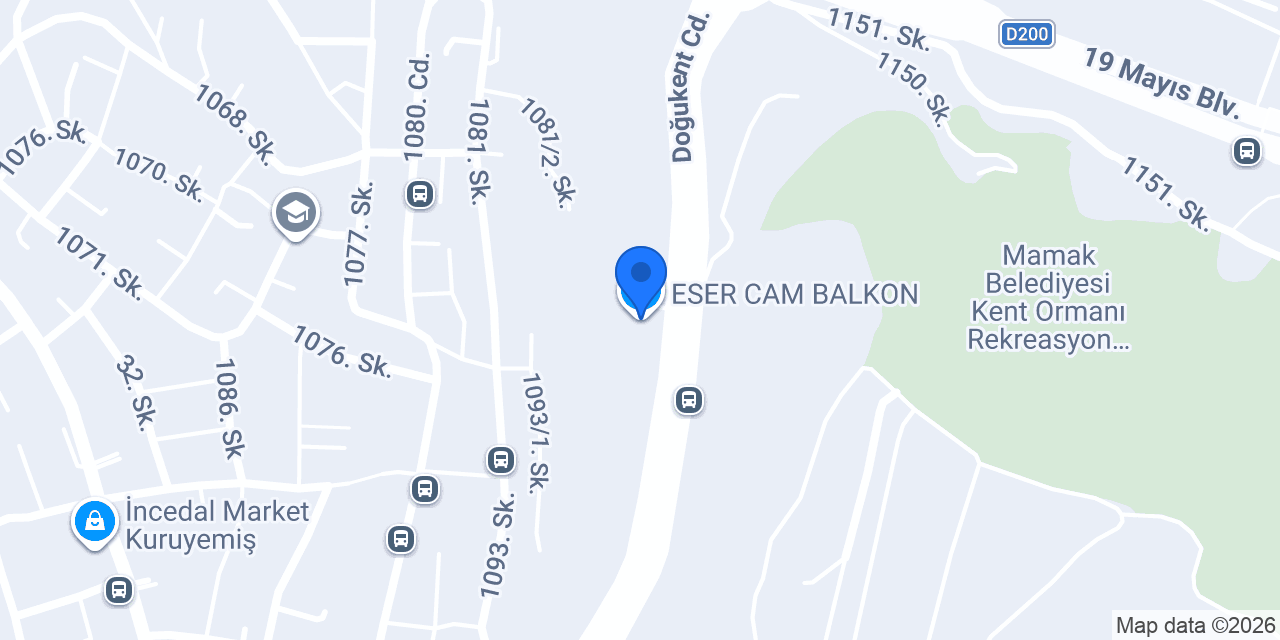 ESER CAM BALKON konumu