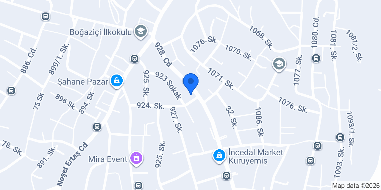 Üçler Motors konumu