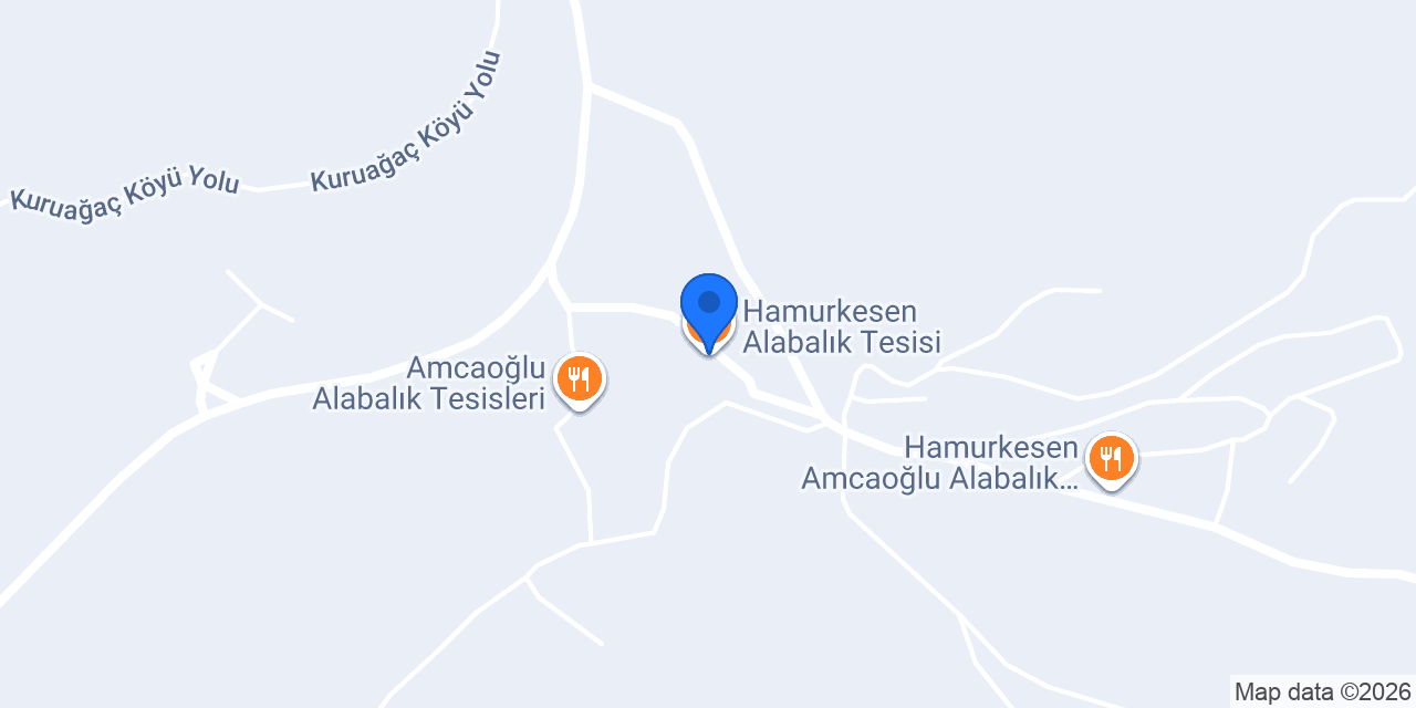 Hamurkesen Alabalık Tesisi konumu