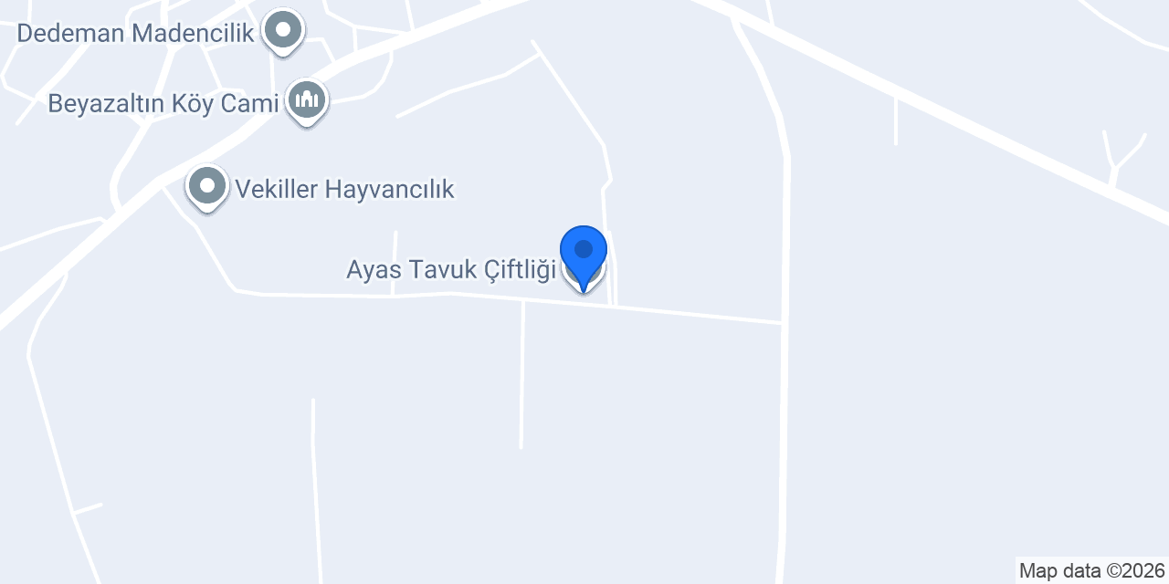 Ayas Tavuk Çiftliği konumu