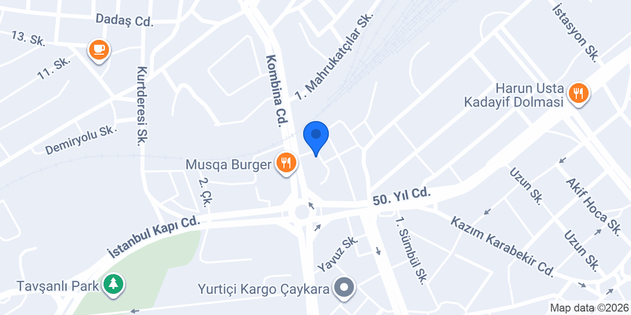 Moda Bay ve Bayan Terzihanesi konumu