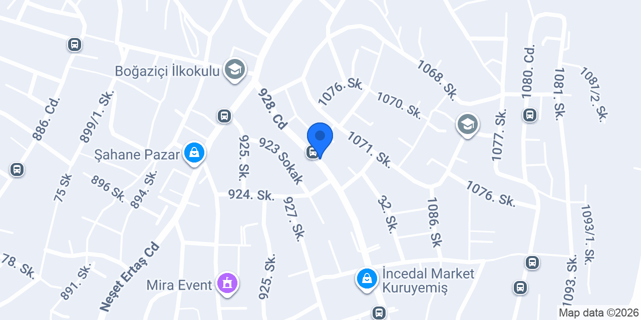 Yorgan Dikim Evi konumu