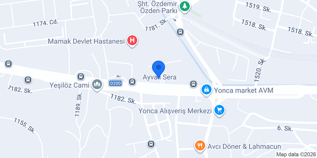 Ayvalı Sera konumu