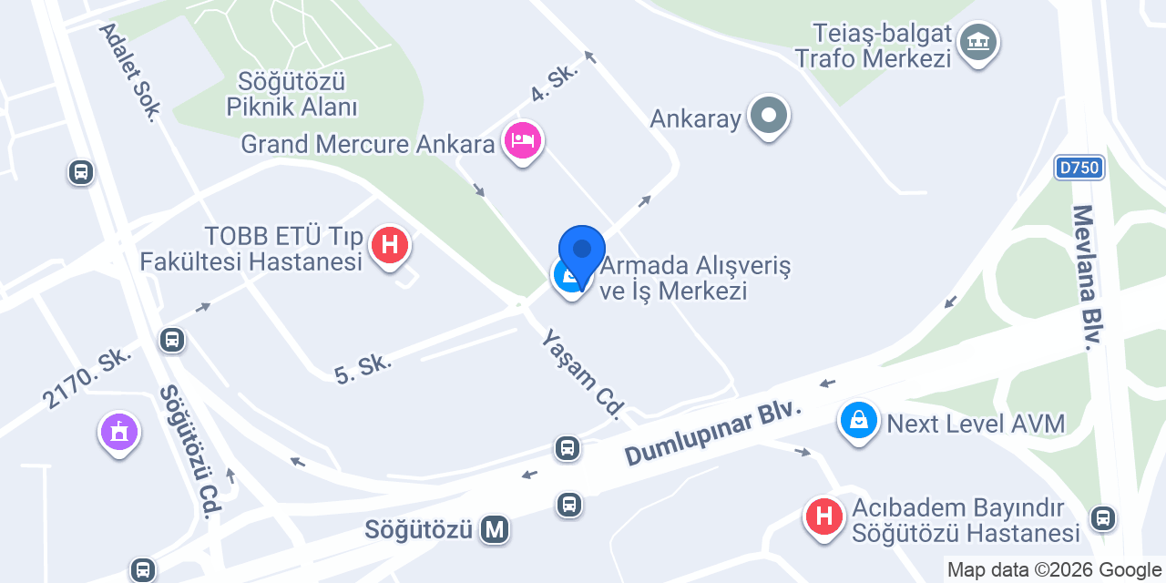 Armada Metropol Eczanesi konumu