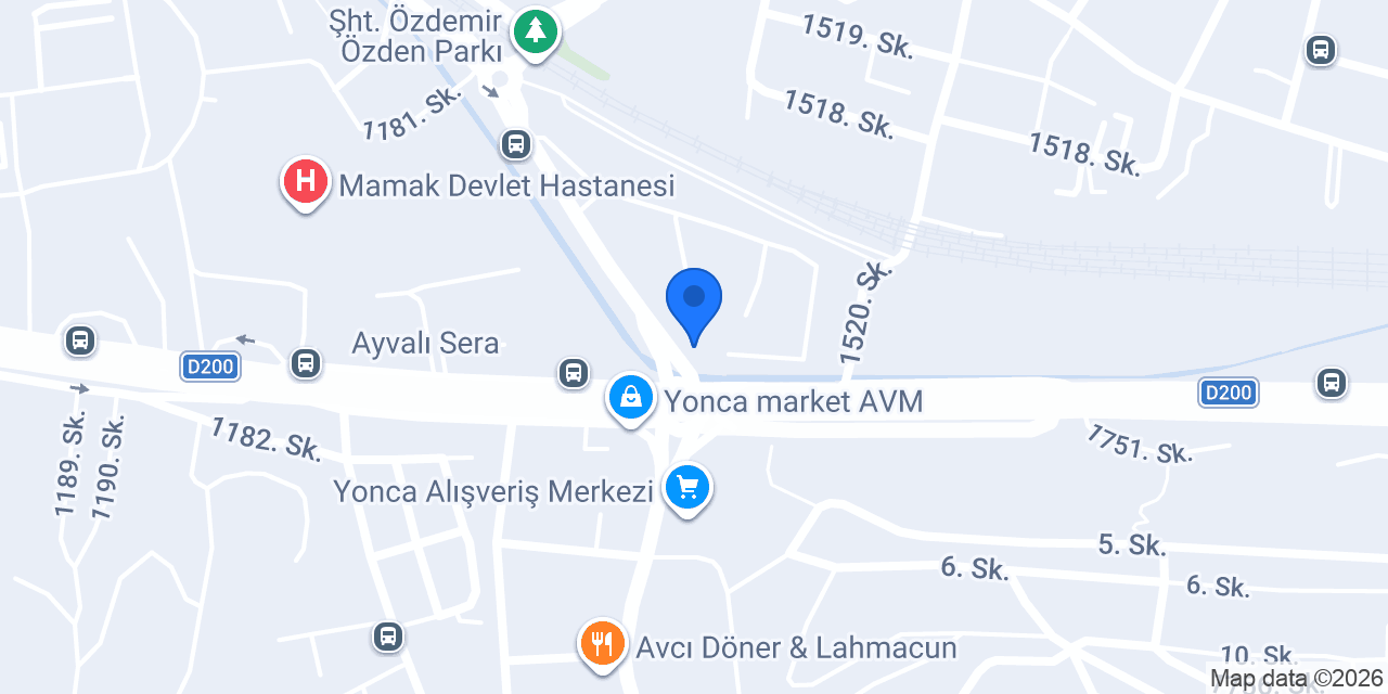 Yeşil Bayır Taksi konumu