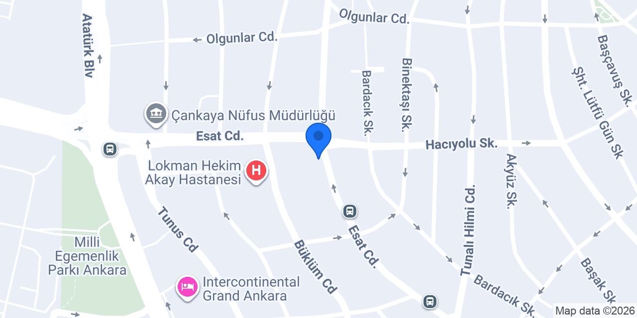 Çınar Market konumu