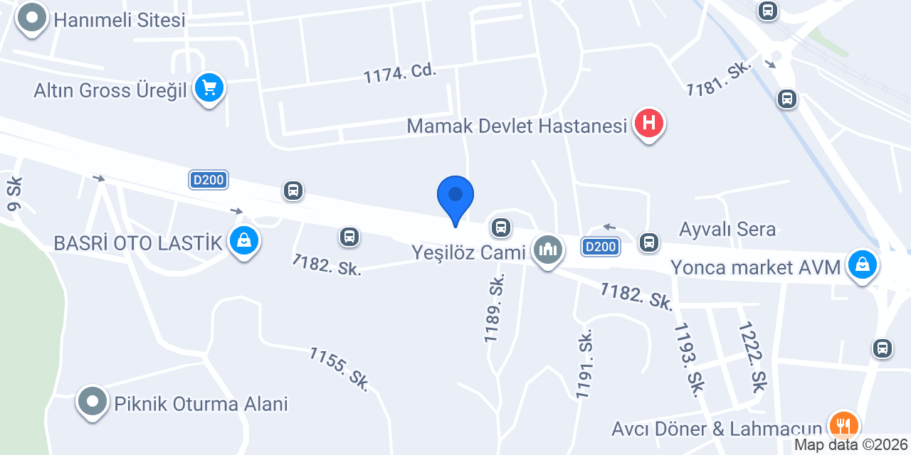 Irmak Oto Lastik konumu