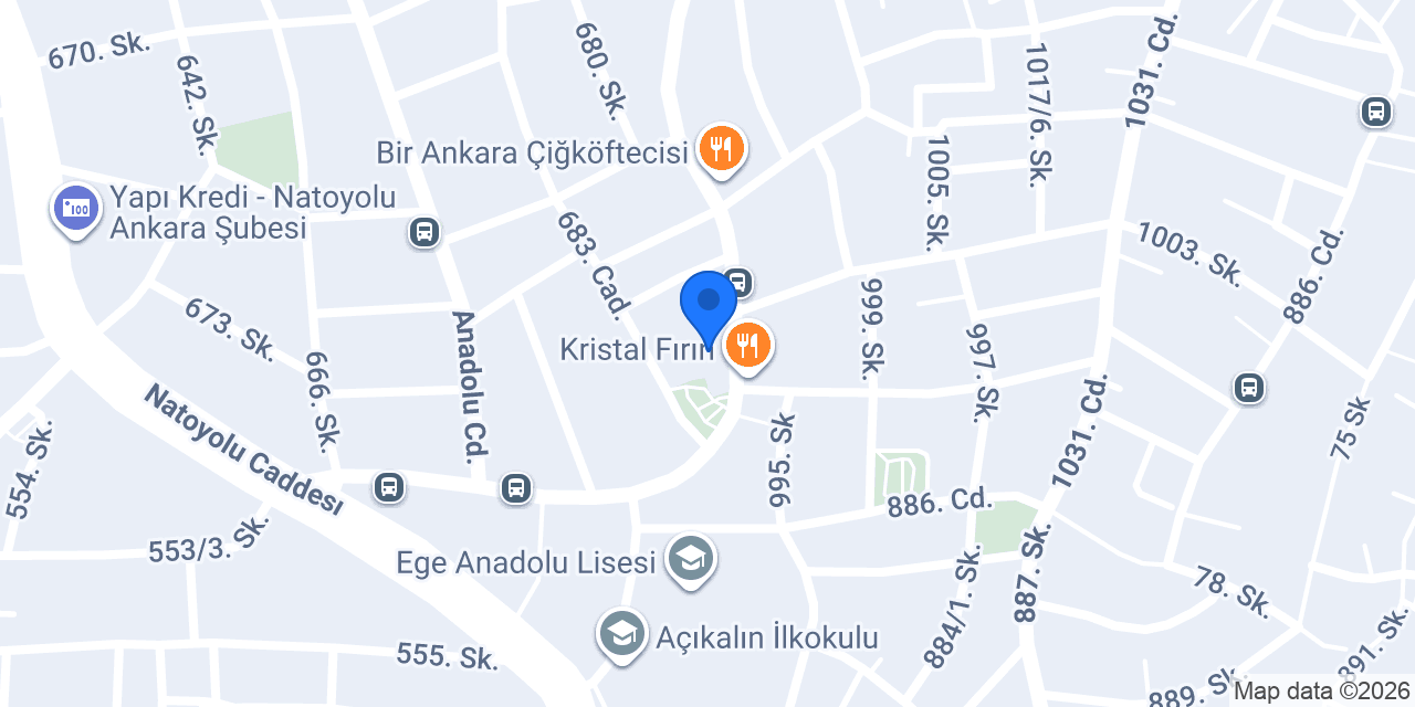 Ali Baba Pastanesi konumu