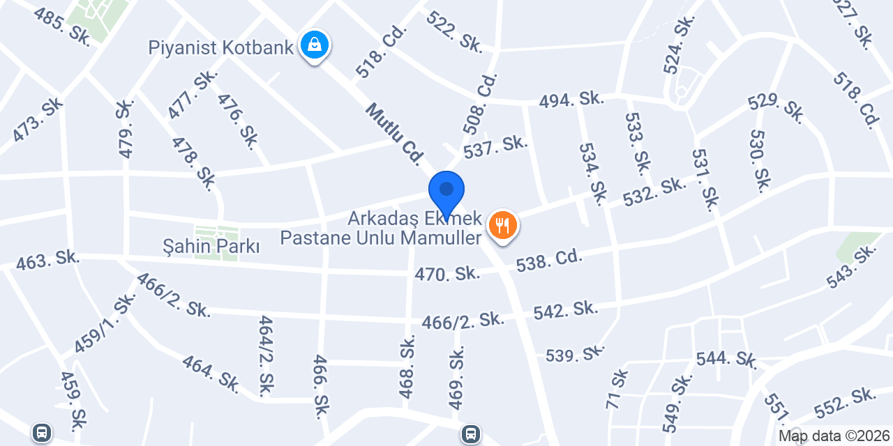 Ergin süpermarket konumu