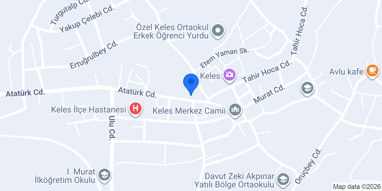 Keles Noterliği konumu