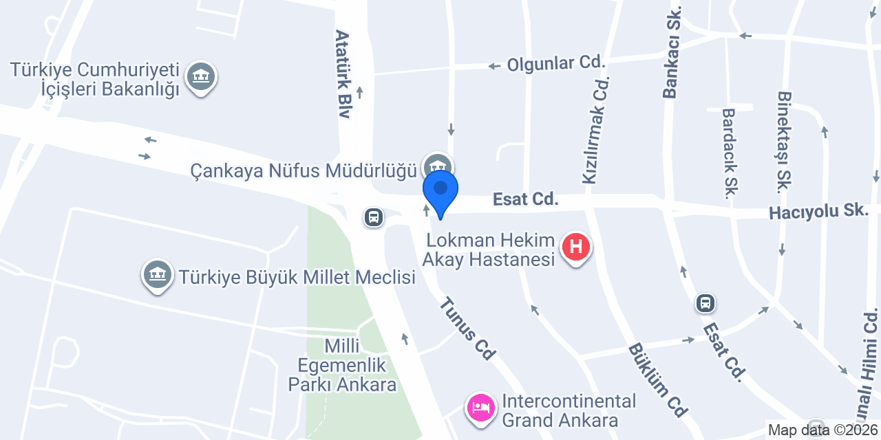 Ziraat Bankası Akay Şubesi konumu
