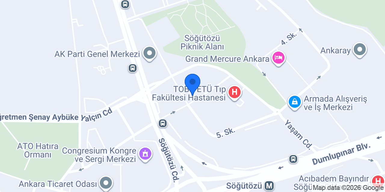 Zerafet Ankara konumu