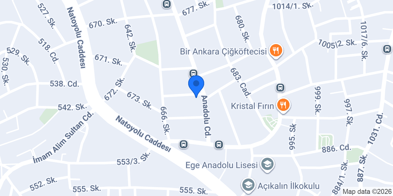 M & T Erkek Kuaförü konumu