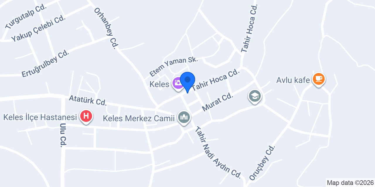Keskin Pansiyon konumu