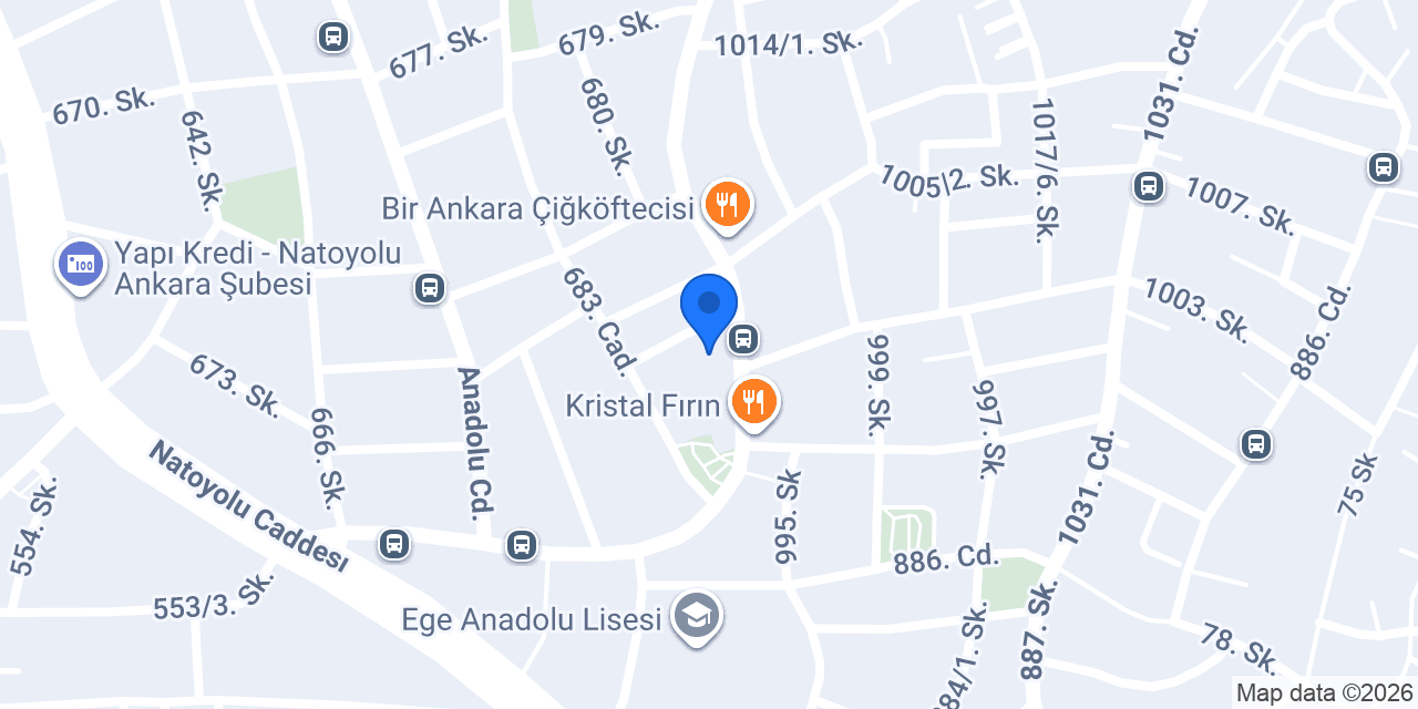 Biriz Düğün Salonu konumu