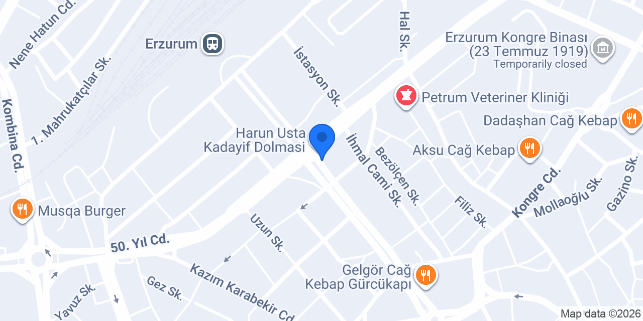 Pizzacım konumu