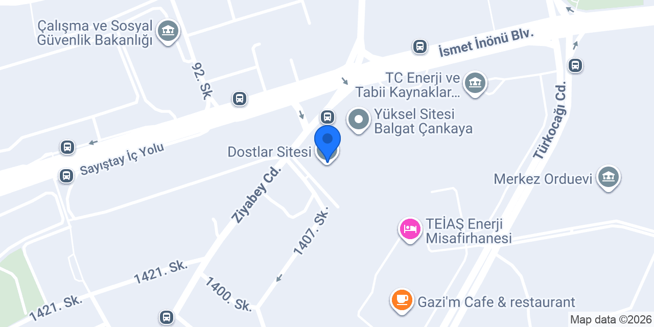 Dostlar Terzi & Kuru Temizleme konumu