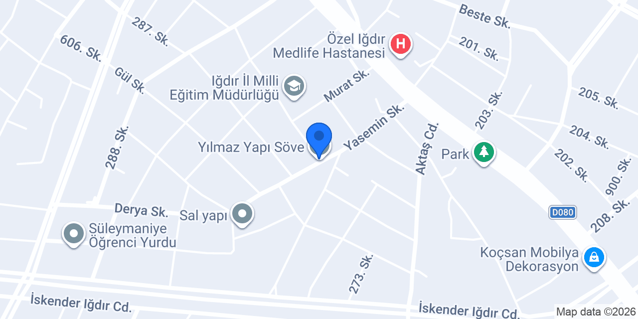 Yılmaz Yapı Söve konumu