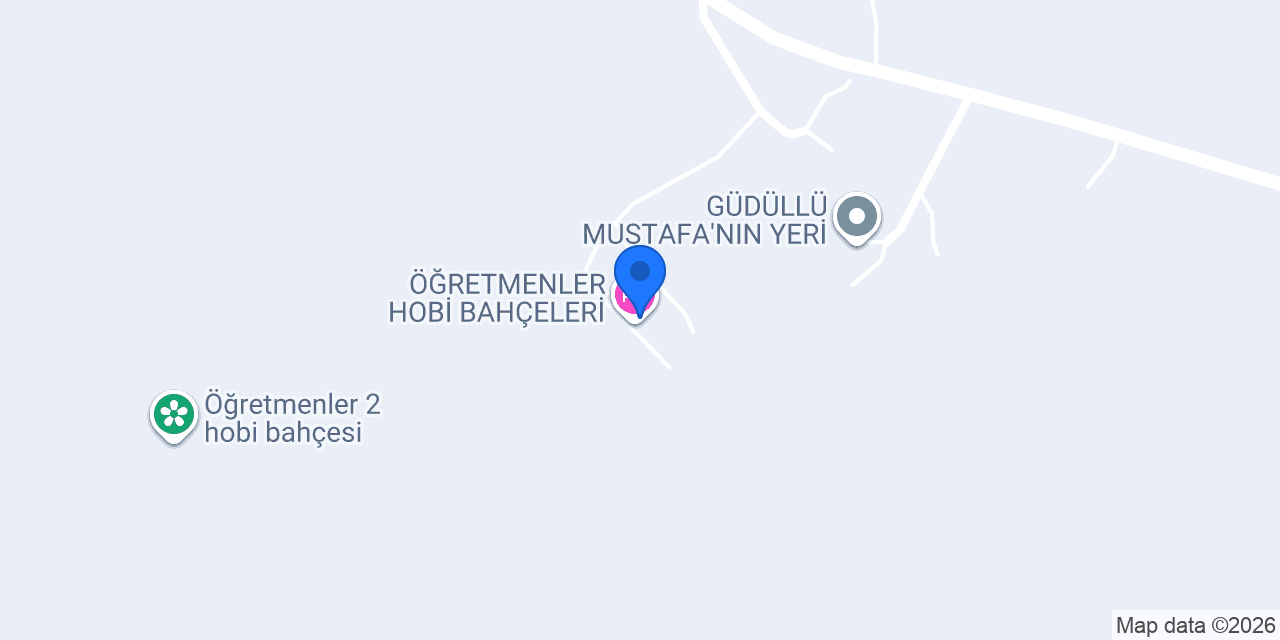 ÖĞRETMENLER HOBİ BAHÇELERİ konumu