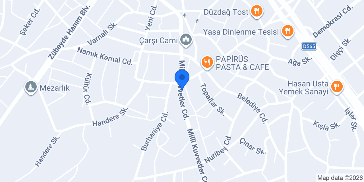 Ersin Cam Çilingir konumu