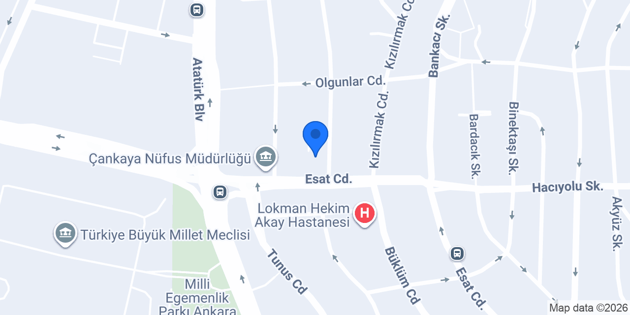 Diş Hekimi Sebile ERGÜN konumu