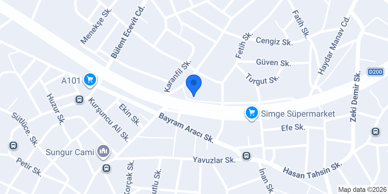 Canbulut Hukuk Bürosu konumu