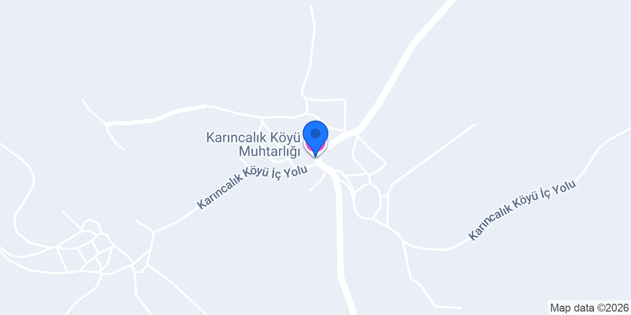 Karıncalık Köyü Muhtarlığı konumu