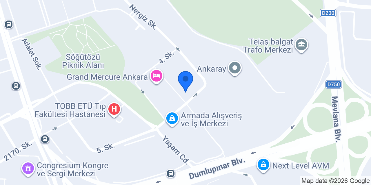 AvivaSA Ankara Satış Ofisi konumu