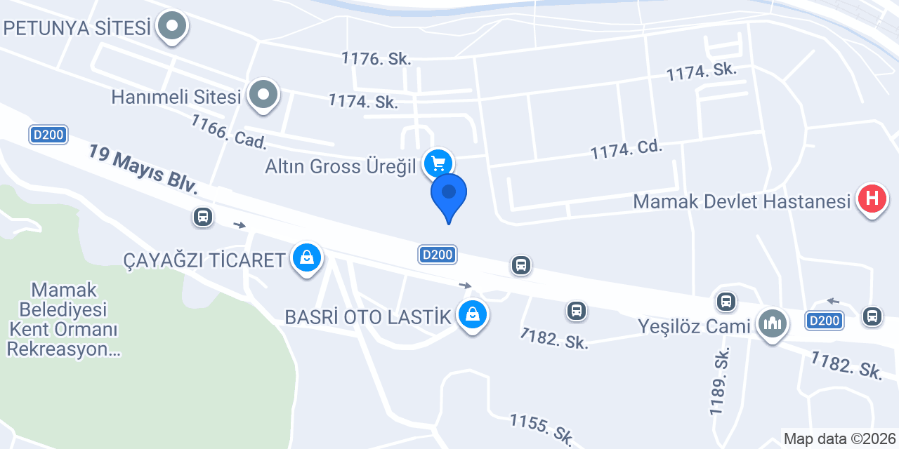 Altın Gross Kebapçı konumu