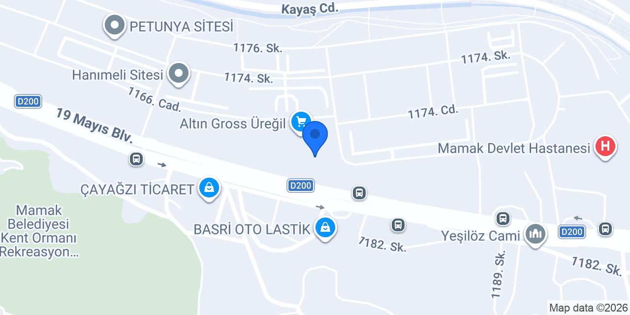 Dada Kumaş Evi konumu