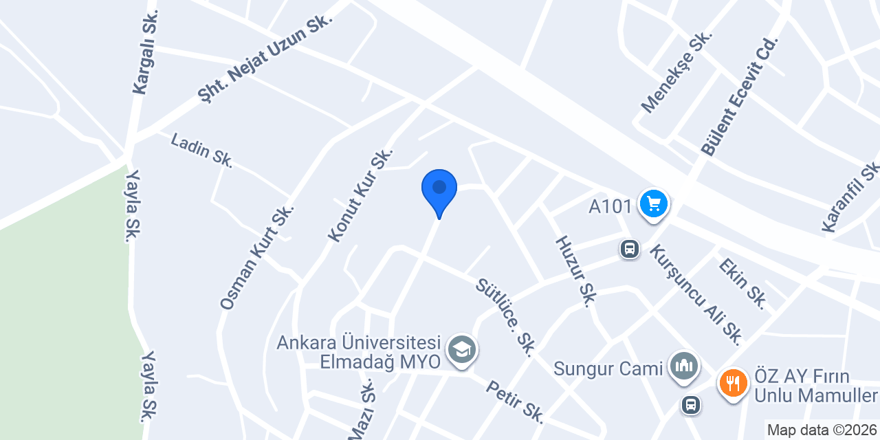 Yaşar Doğu Ortaokulu konumu