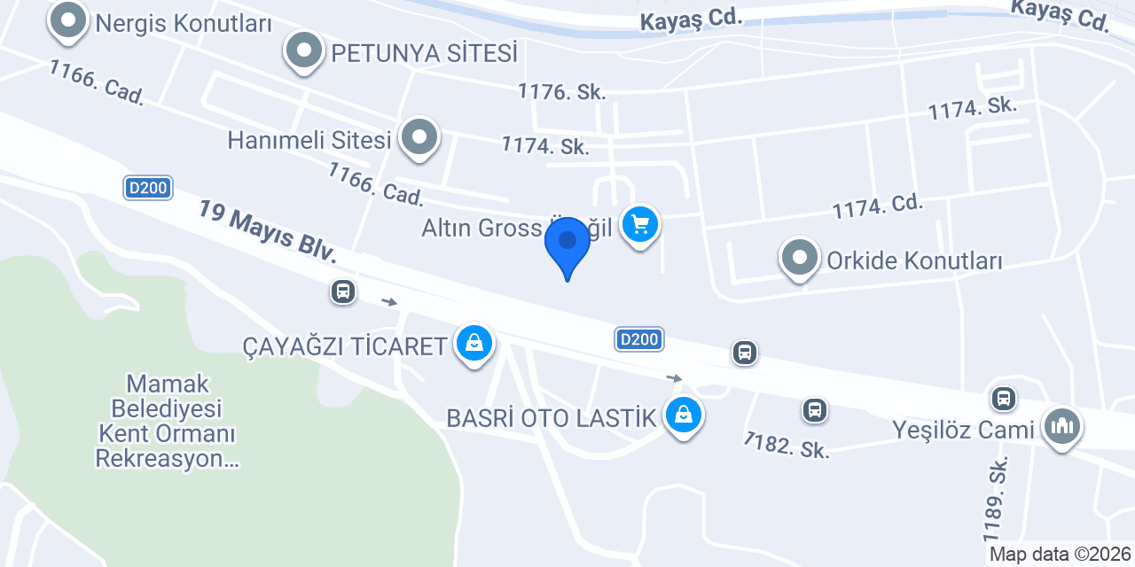 Hançer Telefon Teknik konumu