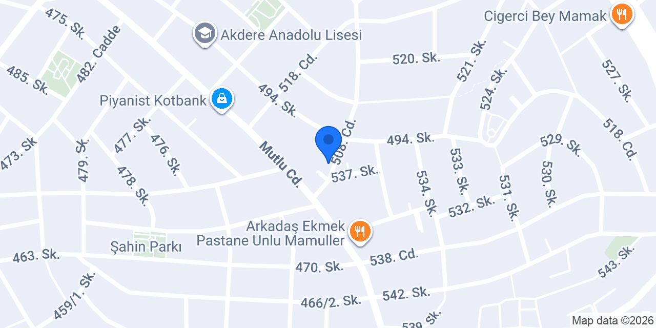 Mercan Bijuteri konumu