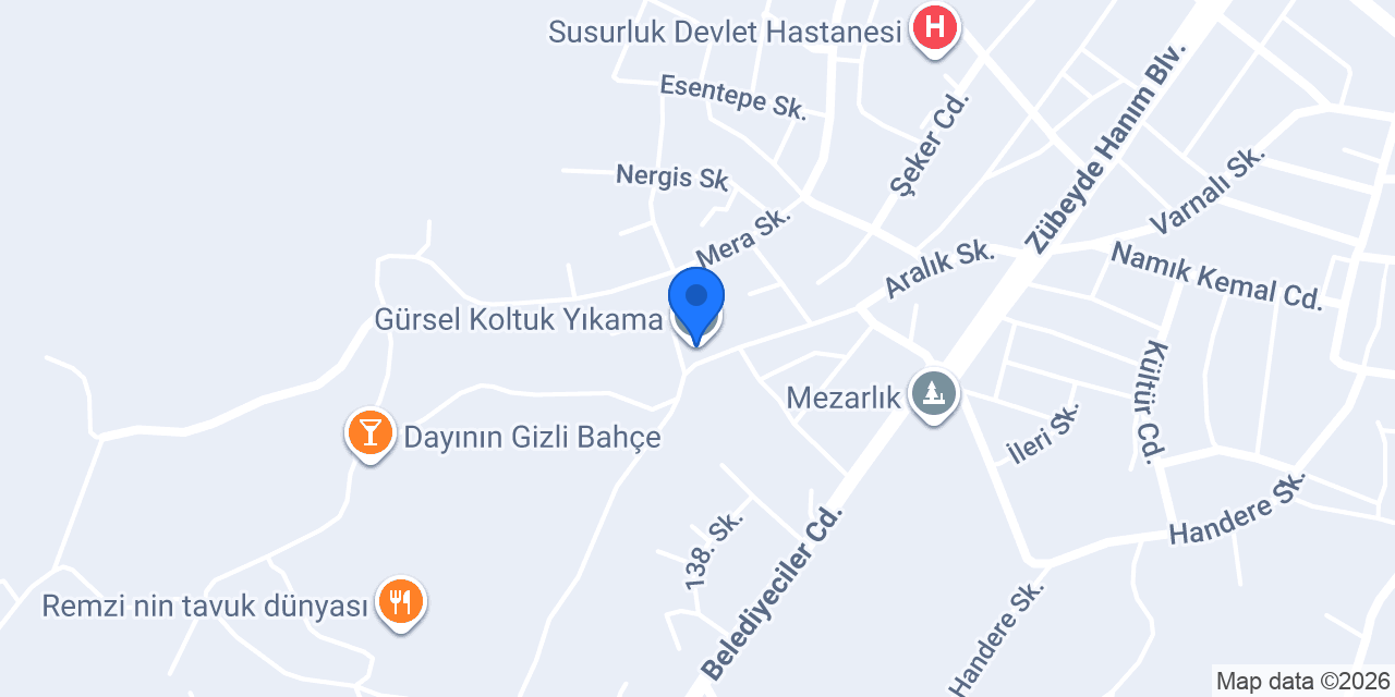 Gürsel Koltuk Yıkama konumu