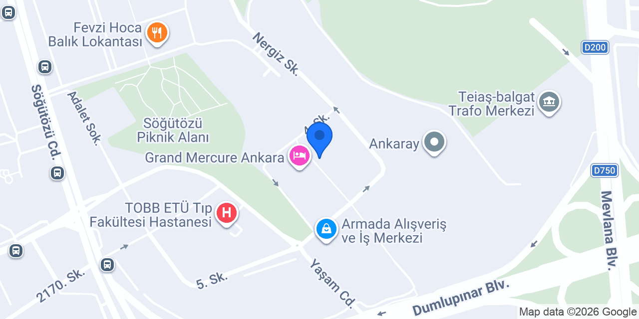 Downtown Ankara Hotel konumu