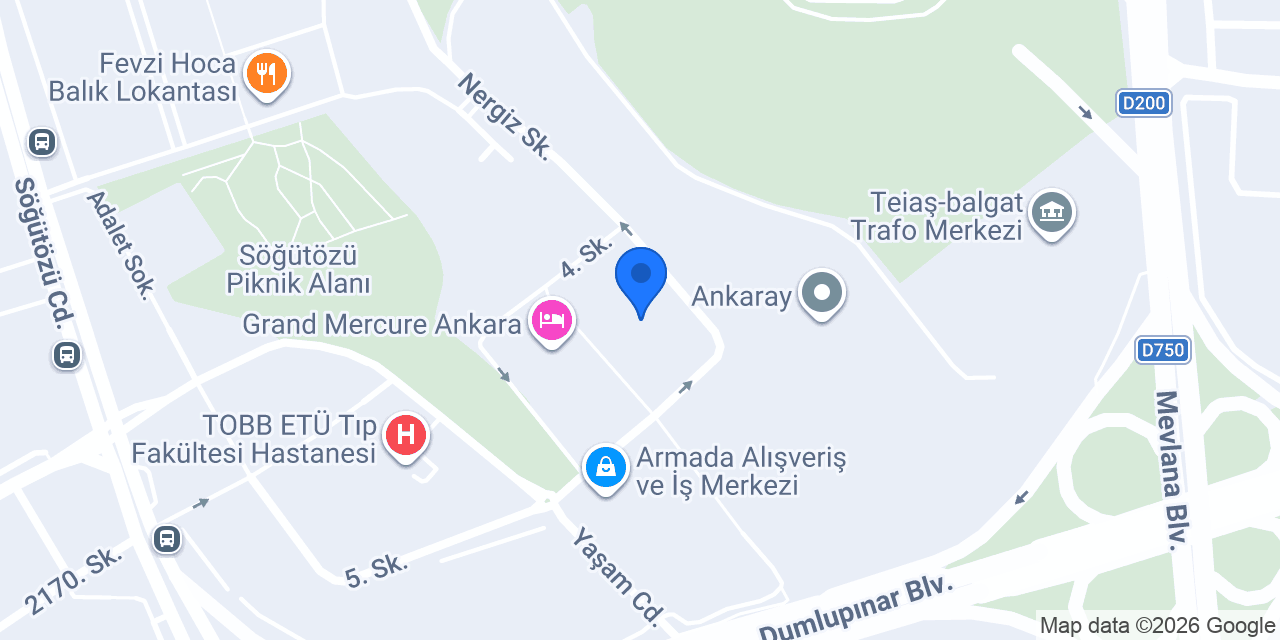 Çiçek Izgara konumu